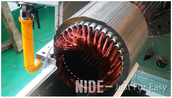 Medium Motor Stator PLC Coil Inserting Machine For Industrial Motor