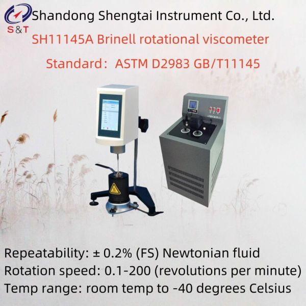 Rotation Speed 0.1-200 Brinell Rotational Viscometer Viscosity Range 1-6 Million Mpa
