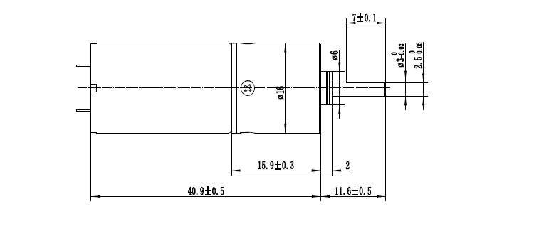 Micro motor 16mm diameter hollow cup motor high torque planetary gearbox