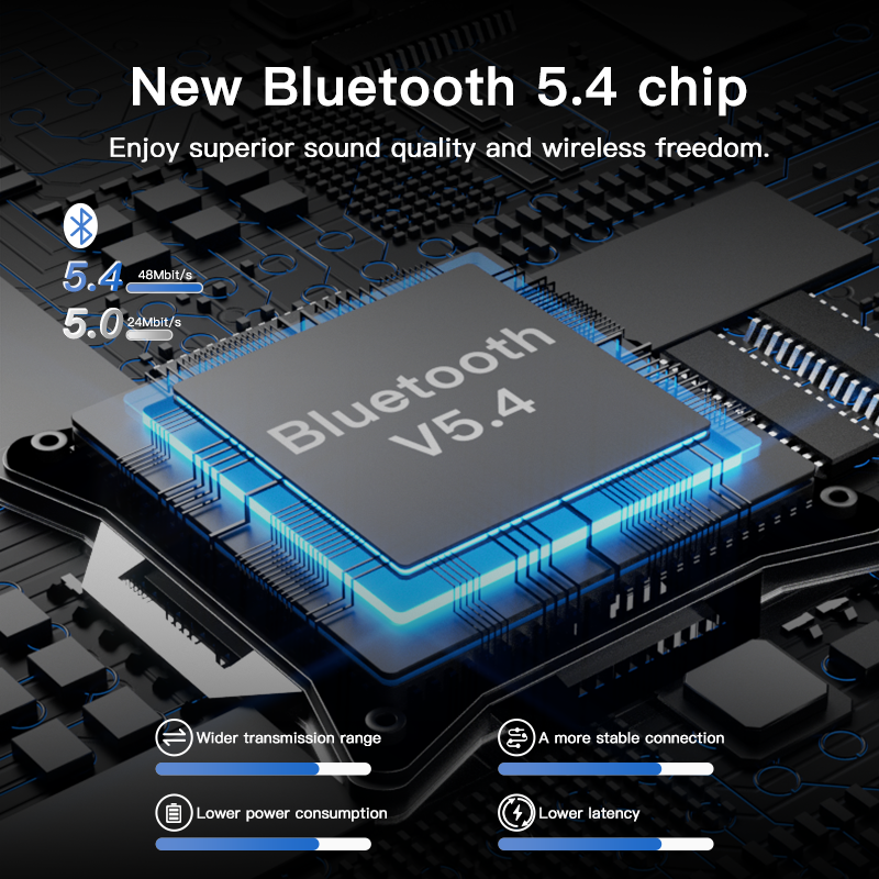 High-Performance Wireless Bluetooth Earphones with Advanced Chipset and Long Battery T19