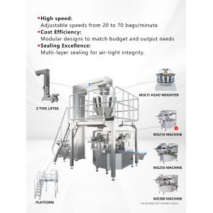 Automatic Granule Packing Machine Multi-function Doypack Packaging Equipment