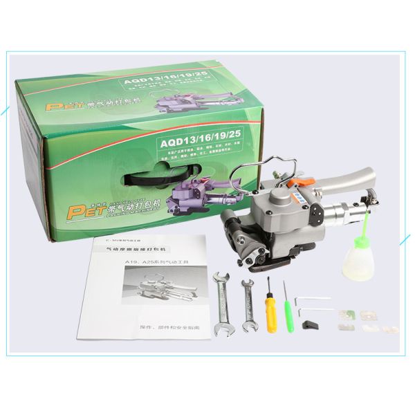 Portable Pneumatic Strapping Tool for PP PET Straps Separate Strap Design