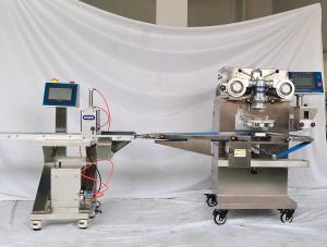 Quality Fully Automatic Fig Roll Making Machine / Ss304 Fig Bar Encrusting Machine for sale