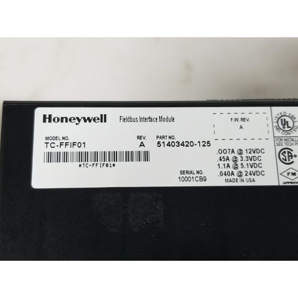 Honeywell TC-CCR013 ControlLogix Redundant ControlNet Interface Module Output Module