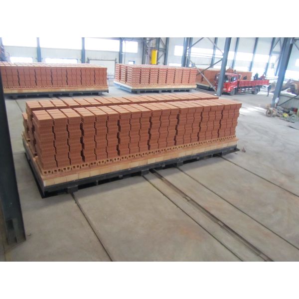Red Hollow Brick Making Machine Customizable Clay Brick Manufacturing Plant
