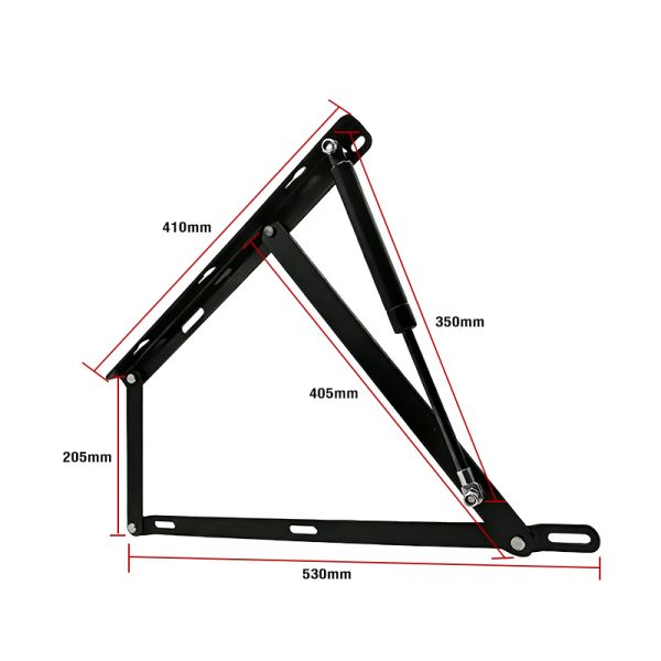Bed Frame Bracket Lifter Pneumatic Hydraulic Bed Support Frame Storage Box Lift Mechanism Furniture Hardware
