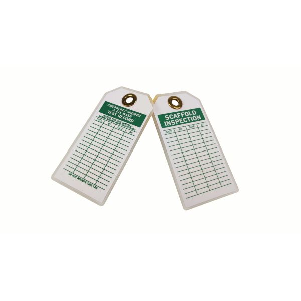 PVC Plastic Safety Tag with Custom Design for Safety Precautionary Instructions