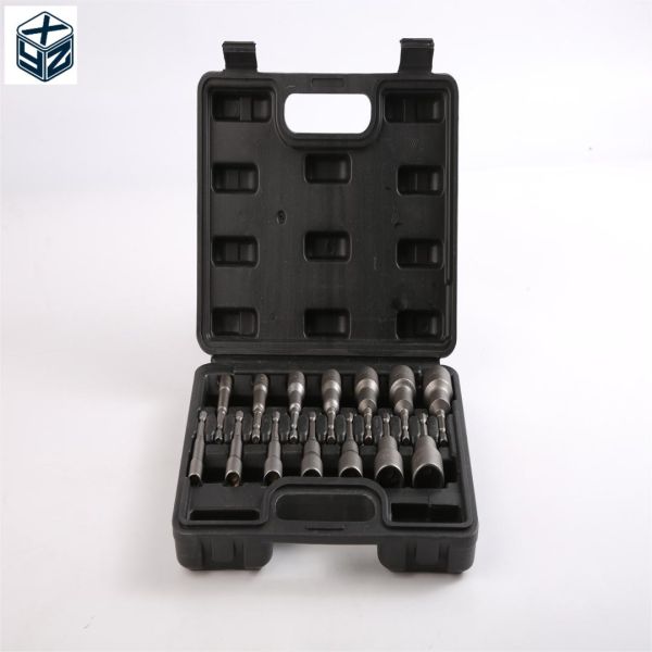 ODM 14 pcs 2.5" Magnetic Metric Quick-Change Hex Shank Nut Driver Set Impact Socket Set