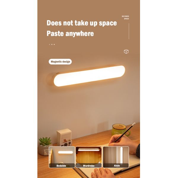 Wireless Human Body Induction Lamp 2700K Motion Sensor Night Light