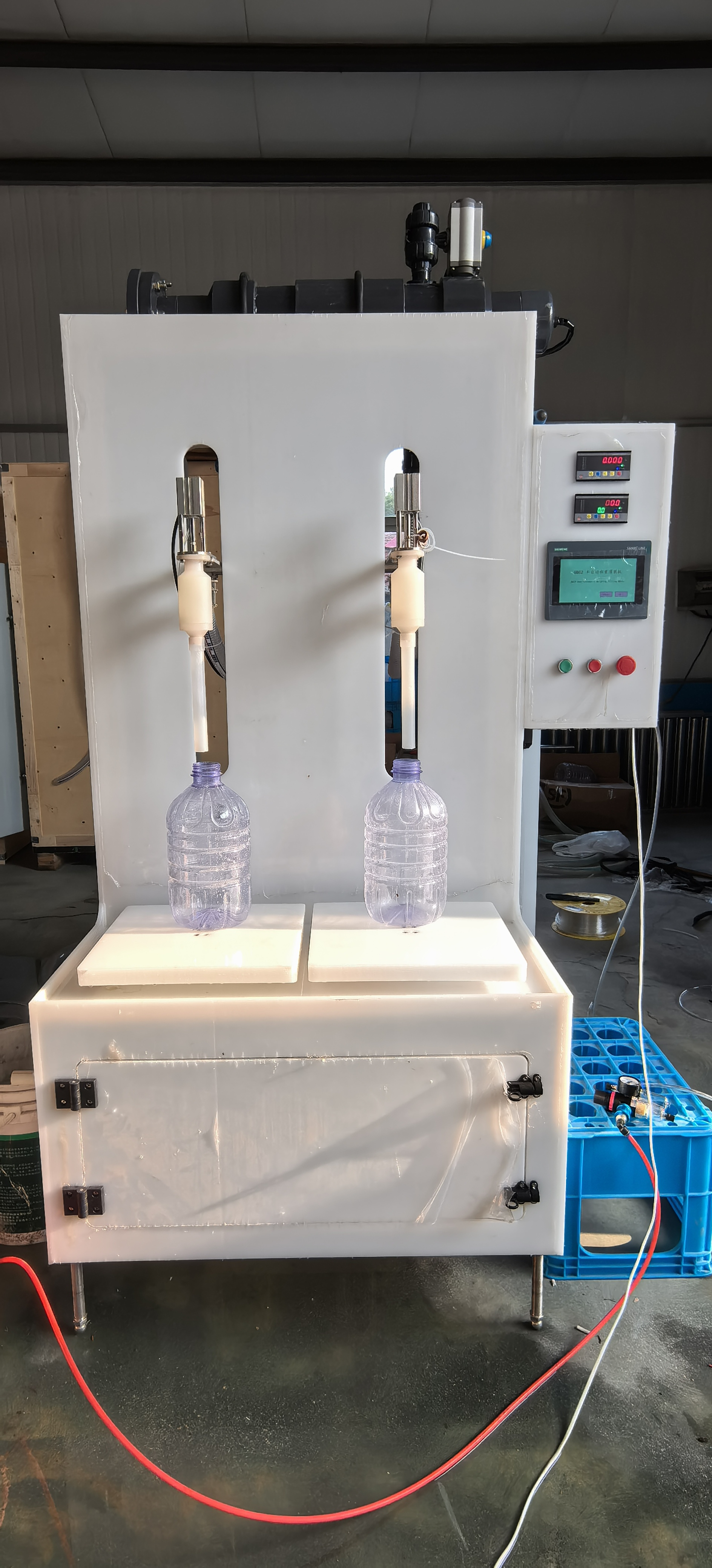 Fully Semi-Automatic Large Capacity rust Remover Drum Weighing Checking and Filling Machine