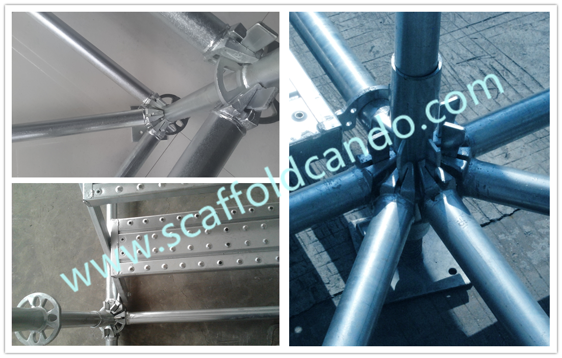 Hot dipped galvanized Q235 Ringlock base collar basic socket 300mm, 280mm,240mm for supporting ringlock system standard