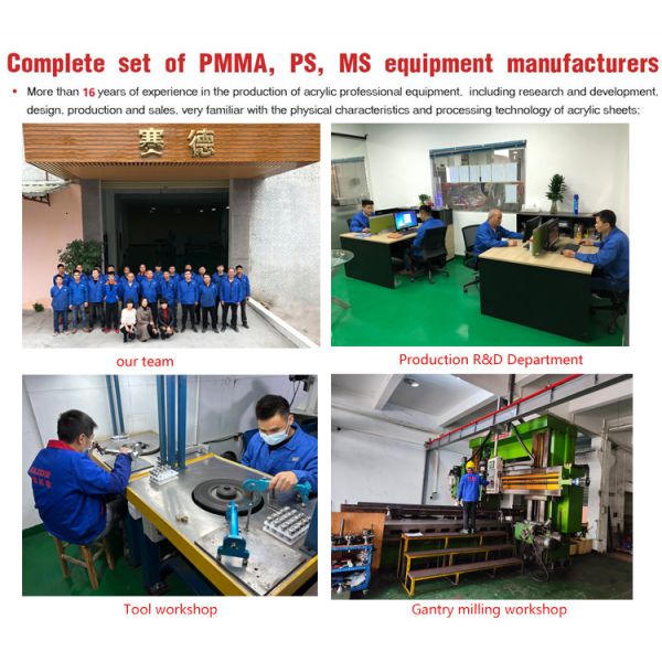 15 Years Experience Full Set bit tools For Smooth Transparent Acrylic PS PE PC Sheet