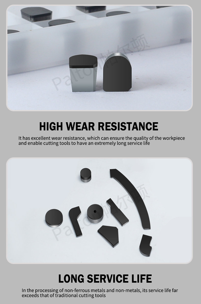 PCBN CBN PCD Tools Turning Inserts Polycrystalline Diamond Cutters Head