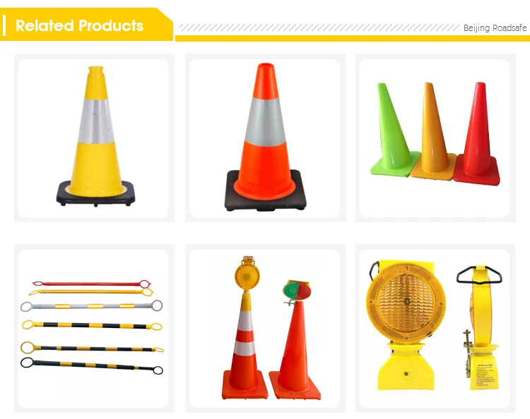 Reflective Traffic Cone Orange Color 75cm Designed For Effective Traffic Control And Safety