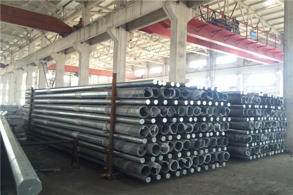 Q460 Galvanised Tubular Roadside Light Pole Burial Type