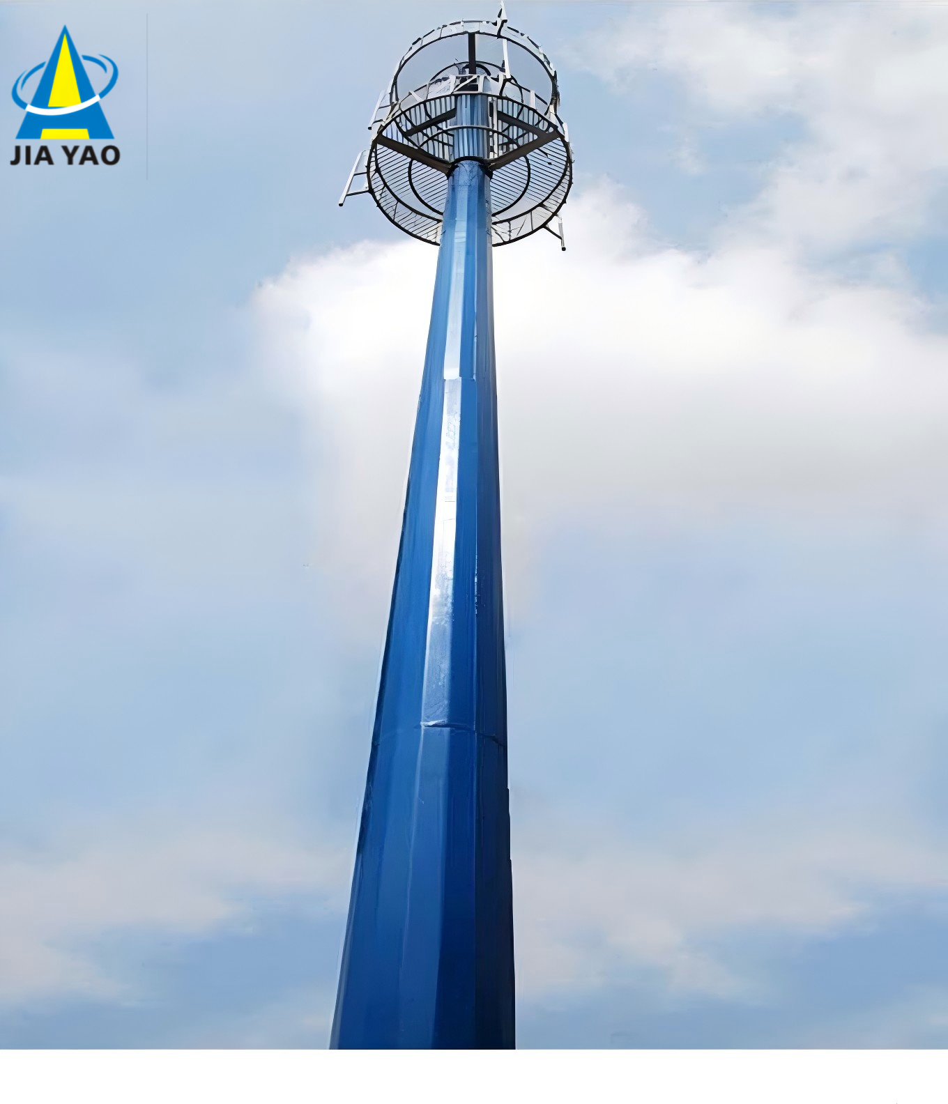 20 25 35 45 60M Monopole Telecom Tower Hot Dip Galvanized 5G 4G Microwave Wifi Cell Signal Antenna Mast