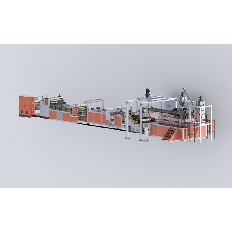 High transparent PET PP PS Sheet Making Machine,with visitable customer cases and in-factory machine