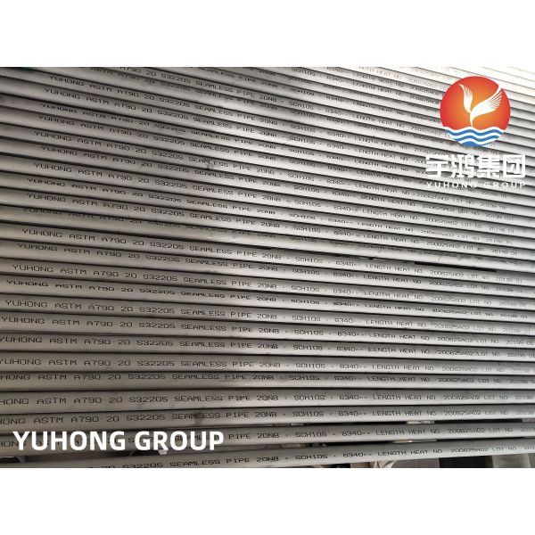 Duplex Stainless Steel Pipe ASTM A790 UNS S32205 Reactors Tanks