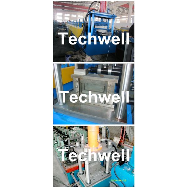Top Hat Channel / Furring Channel Roof Panel Roll Forming Machine
