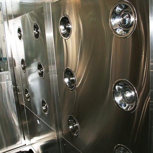 Face Recognition Lacquering Plate Automatic Air Shower 2.2KW