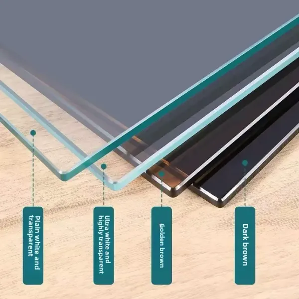 Standard Tempered Glass Panel Skyscraper Building Large Size Custom Thickness Safety