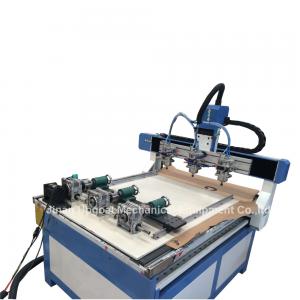 Quality 3 Heads 3 Rotary Axis Wood Metal Stone CNC Engraving Cutting Machine for sale