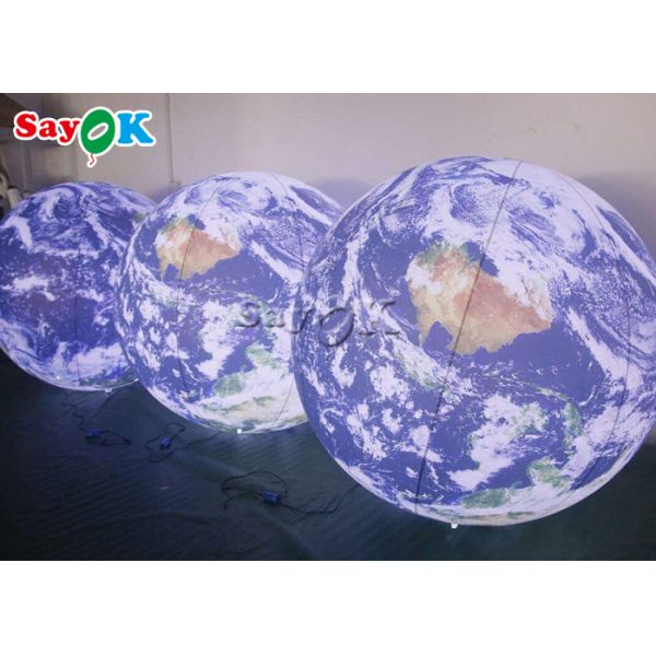 60'' Inflatable Lighting Decoration Hanging Blow Up Planets System