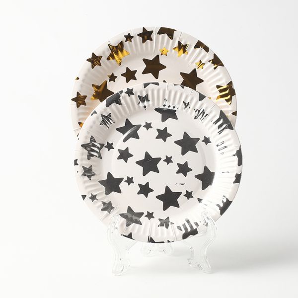 Food Packaging Party Tableware Dinnerware Set with Custom Disposable Paper Plates