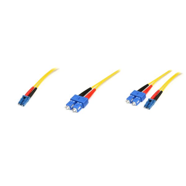 LC Duplex Multimode Fiber Optic Patch Cord with 3.0 fiber optic cable