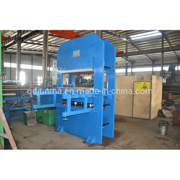 Automatic PLC Control Frame Structure Hydraulic Push-Pull Mold Rubber Vulcanizing Machine for Wheelbarrow Tire Making