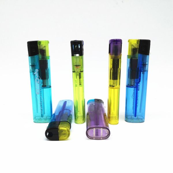 Practical and Affordable Transparent Electronic Cigarette Lighter Transparent Design