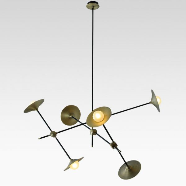 Modern Luster Brass Lighting Chandelier for Dining Room