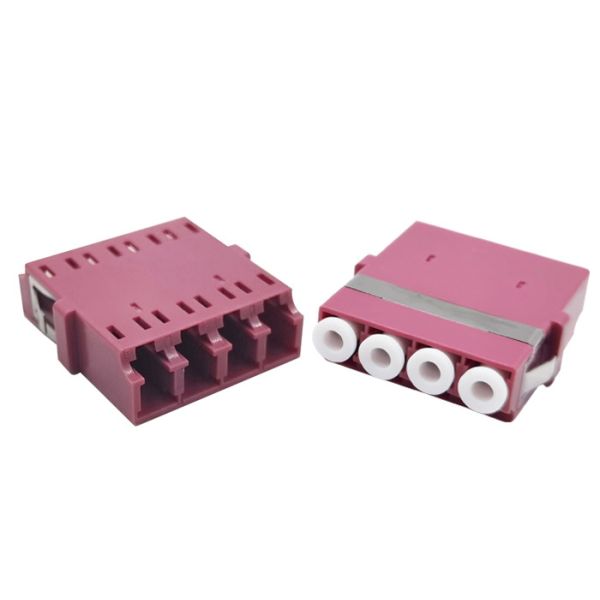 LC/PC 4P FTTx OM3 Fiber Optical Adapters For FTTH Box