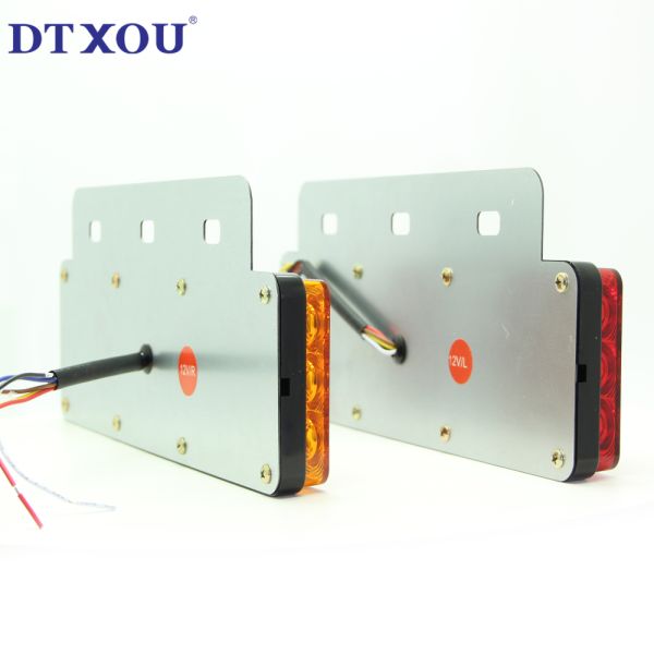 Truck trailer accessory combination indicator light three color LED tail light turn indicator light