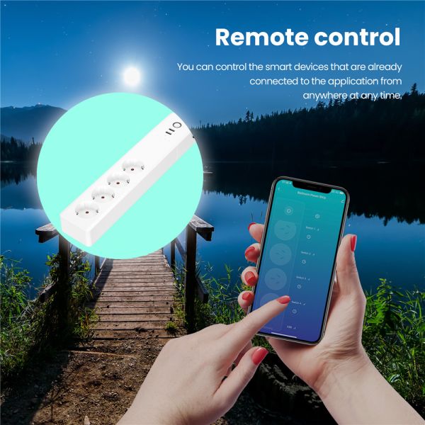 Individual Control Universal Smart Wifi Plug Alexa Google Tuya Smart Power Socket Plug