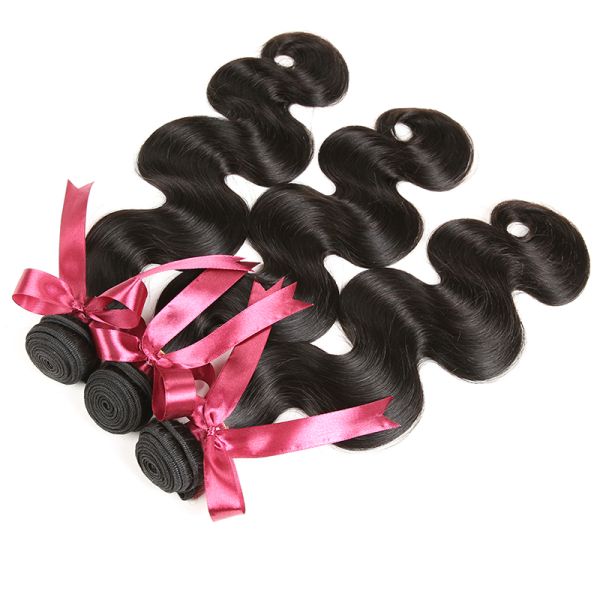 Virgin Peruvian Human Hair Cutical Aligned Hair Body Wave With Full Cuticle