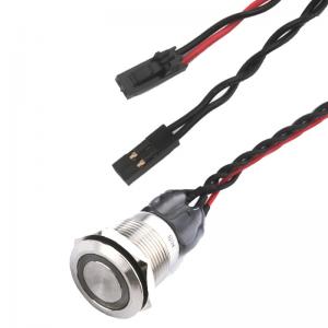 China Bulgin Mpi002 28 D4 Red Blue Led Power Switch cable For Rl To Molex 50579402 on sale