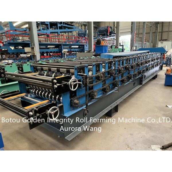7.5Kw Steel Double Layer Roll Forming Machine ISO9001 CE Certification