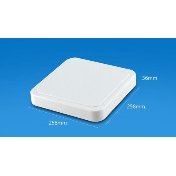 Circular Polarization 9dBic Long Range RFID Antenna For Access Control / Warehouse / Logistics