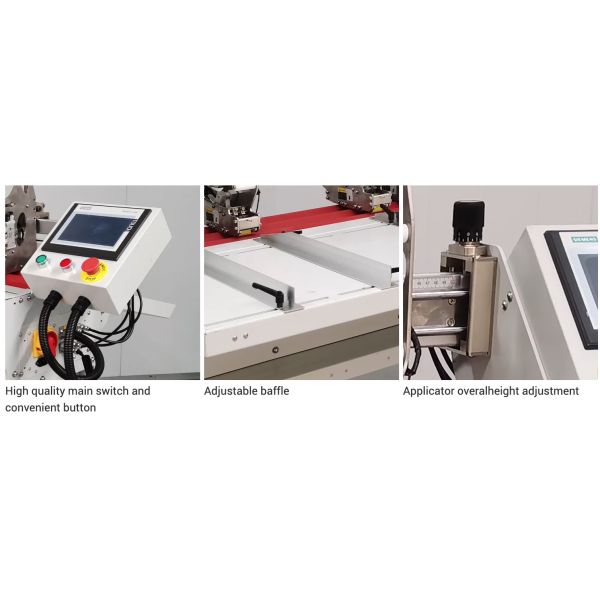 Semi Automatic Tear Tape Machine Adhesive Double Sided Tape Pasting Machine