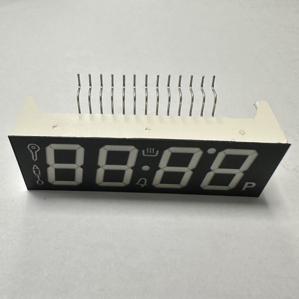 Ultra White LED Display 7 Segment 4 Digit Common Cathode for Oven 58.2*19mm