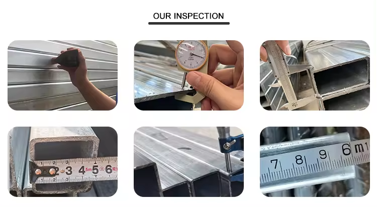ASTM Standard Galvanized Square Steel Pipe with JIS Certificate