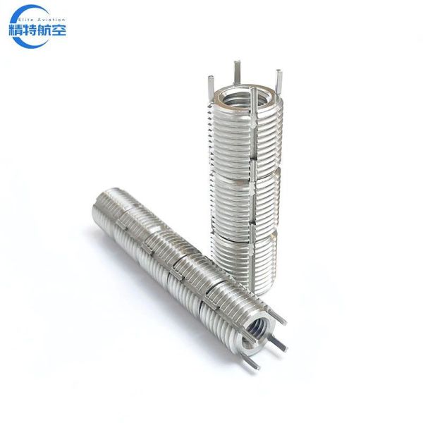 Stainless Steel Key Insert M2-M24 Key Locking Solid Wall Threaded Insert Keysert for Customized Applications