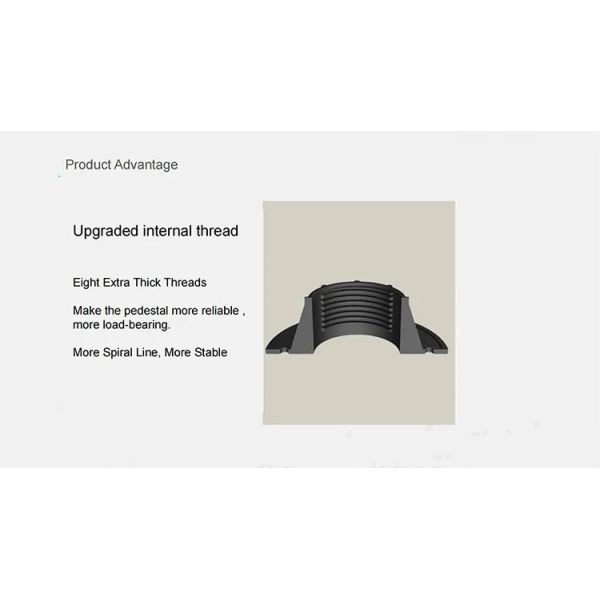 OEM Flooring Plastic Adjustable Pedestal Adjustable Decking Joist Supports