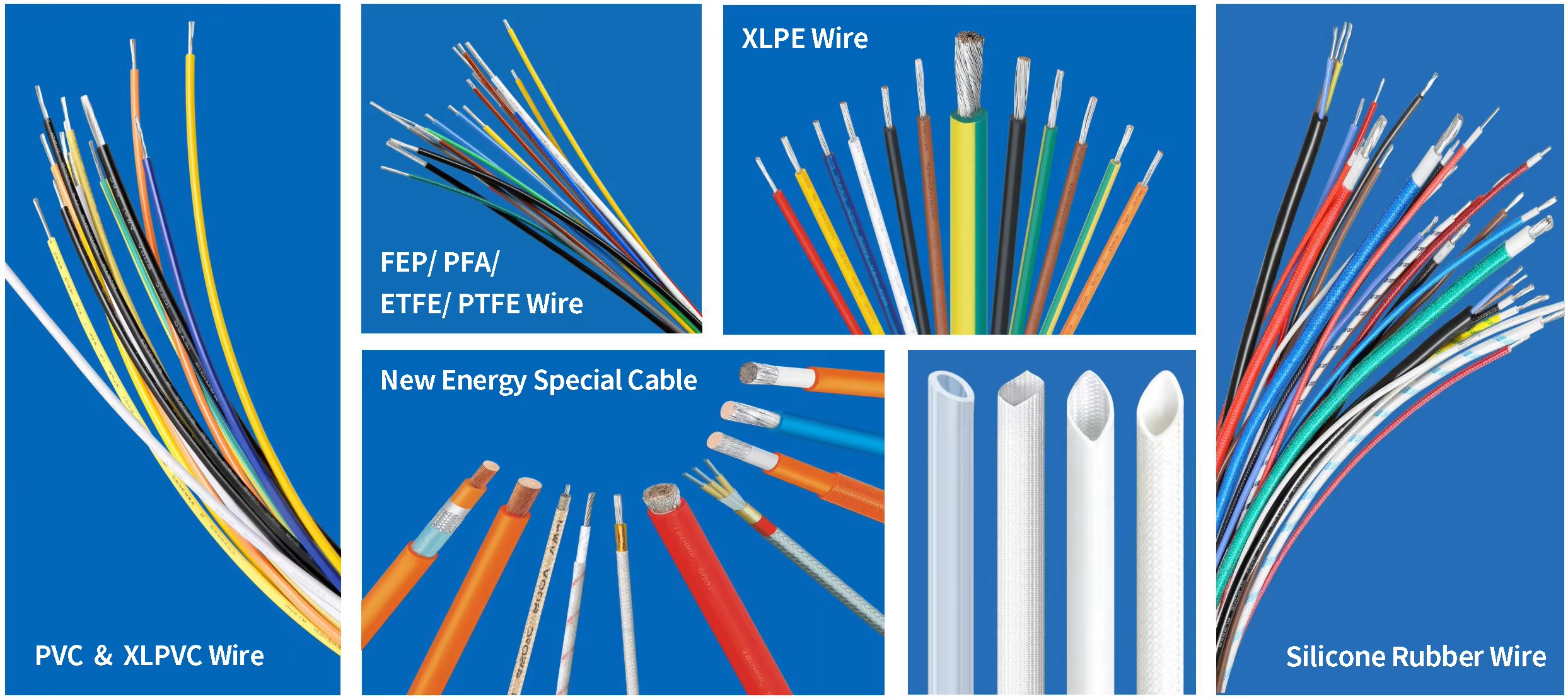 Tinned Copper Conductor Silicone Insulation Battery Connection Cable with 600V Rated Voltage for EV Applications
