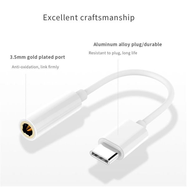OEM Lightning To 3.5 Mm Headphone Jack Adapter Fireproof