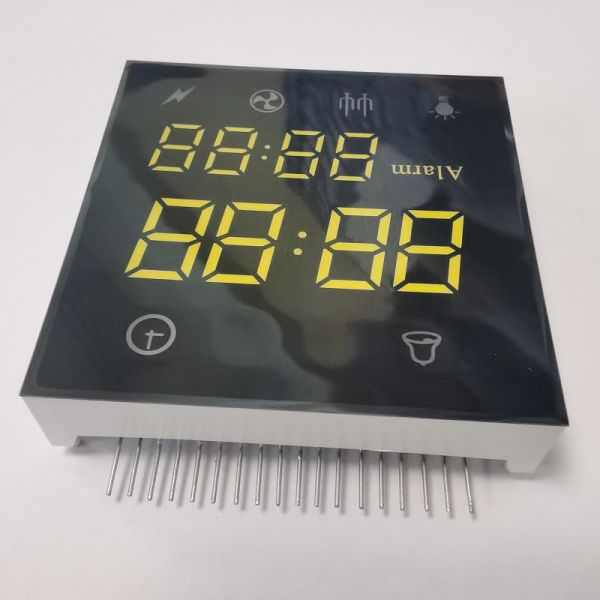 Custom Ultra White /Blue 7 Segment LED Display Common Cathode for Digital Oven Timer