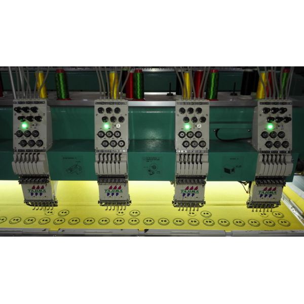 Original Second Hand Embroidery Machine , Used Monogram Machine Auto Color Change