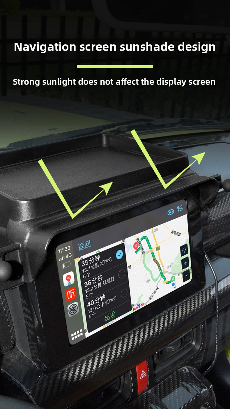 For Suitable for Suzuki Jimny Dashboard Storage Box Storage Box Multi-Function Mobile Phone Holder