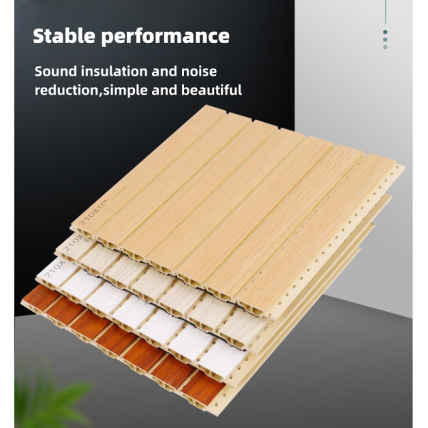 Decorate Your Interior with Damask Pattern WPC Wall Panel and Insulated Slat Wood